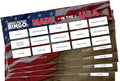 BeeBox Music Match Bingo Game Tickets, 120 Tickets Per Pack (Made in the USA)